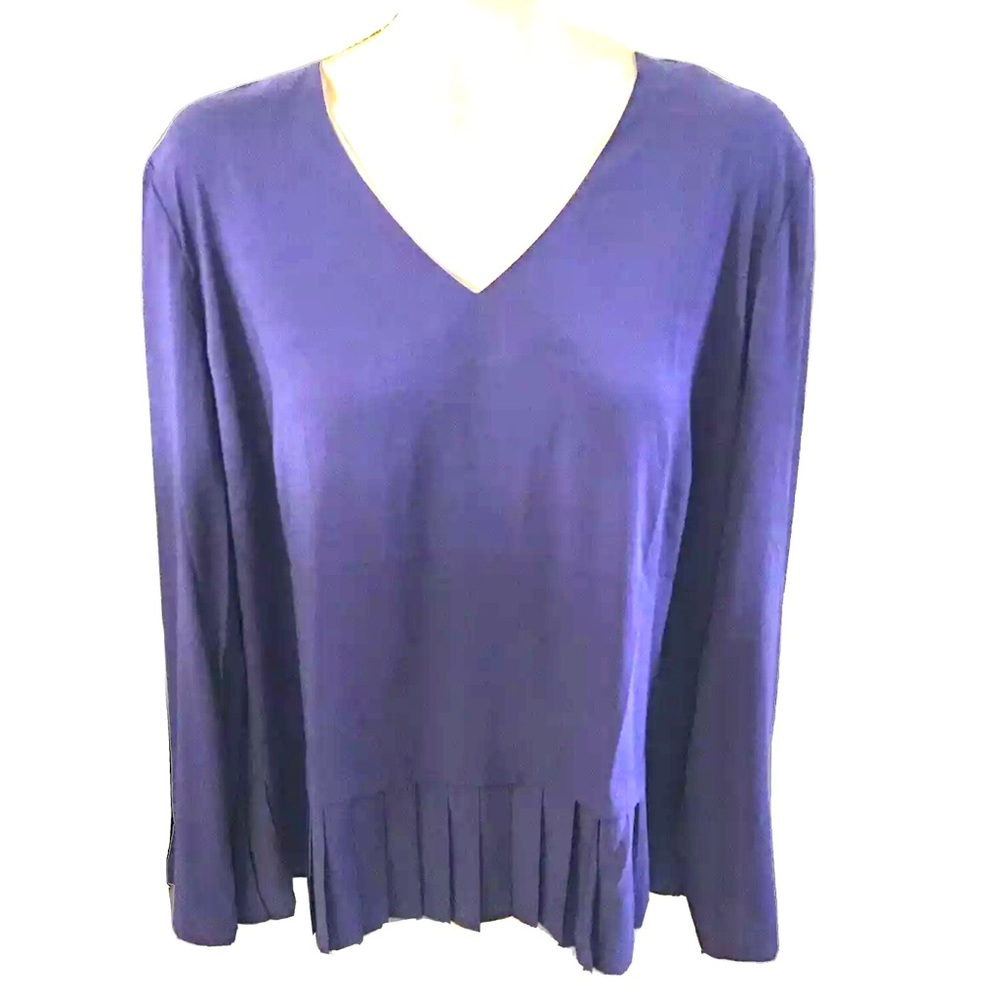 The Limited Pleated Hem Blouse - NWT